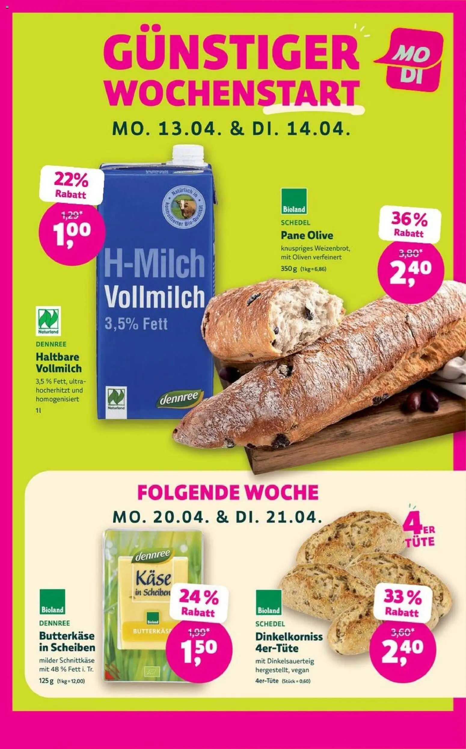 Denns BioMarkt Angebote – gültig ab 08.04.2026 | Seite: 5 | Produkte: Käse, Pane