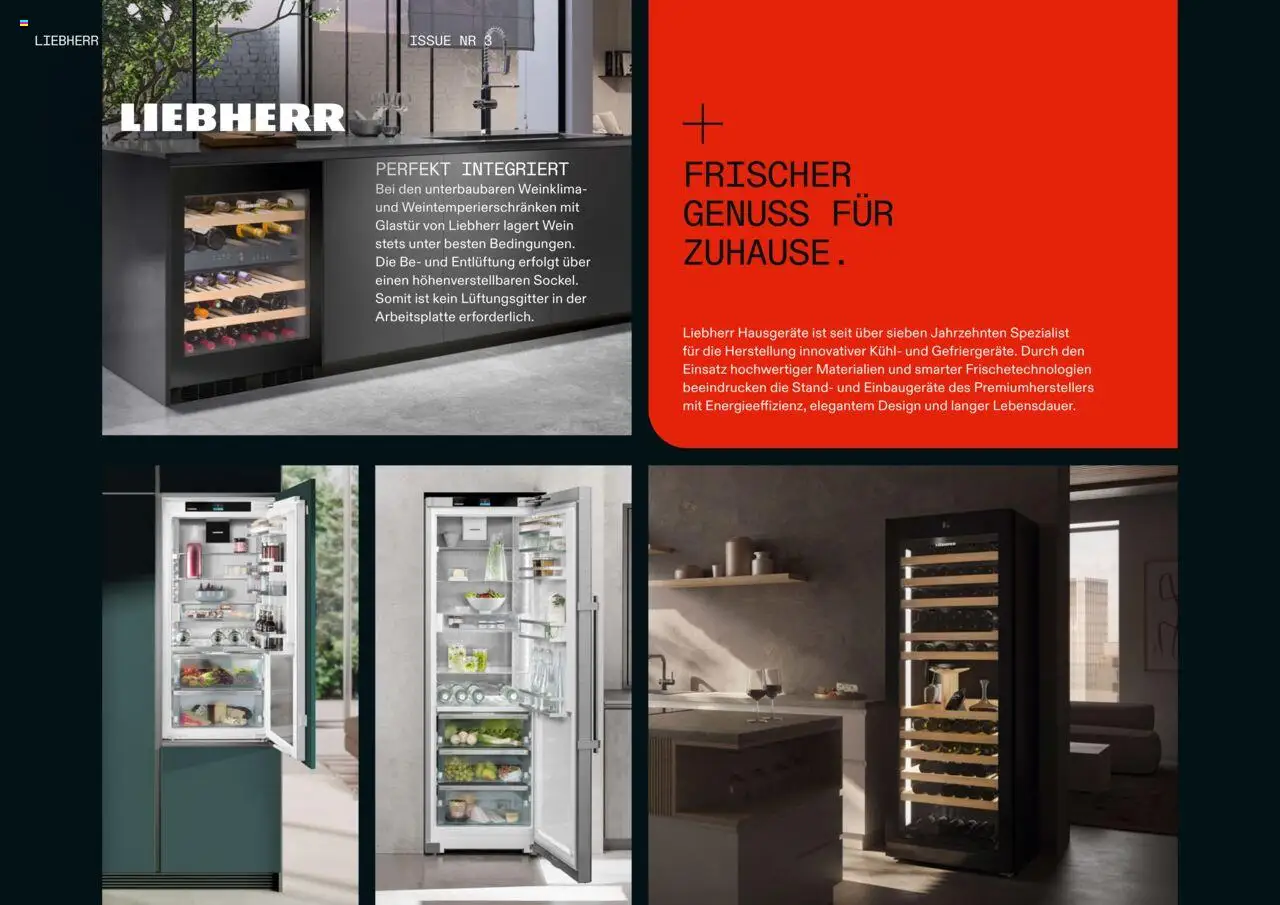 Höffner Alno – gültig ab 22.09.2025 | Seite: 140 | Produkte: Liebherr, Wein