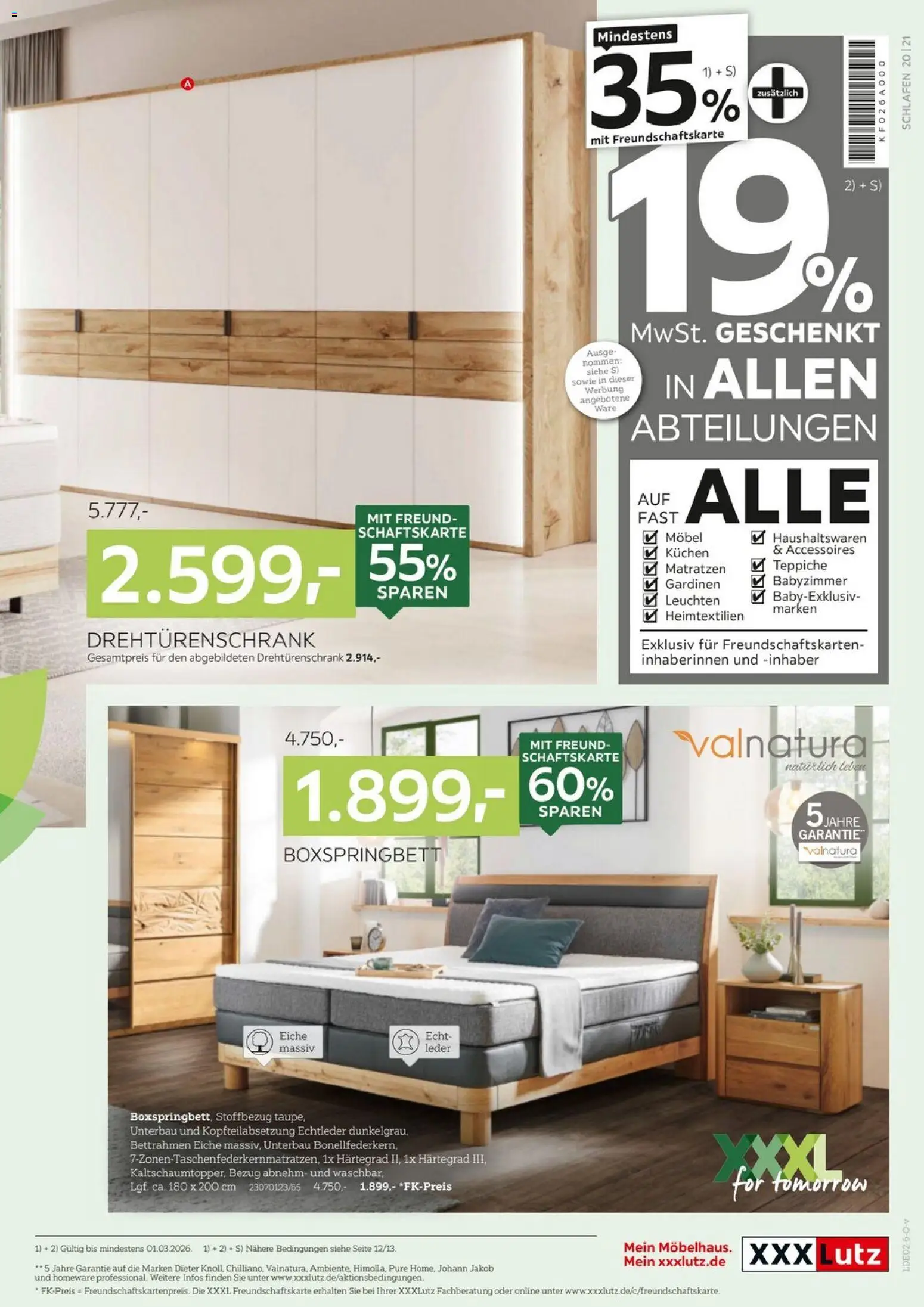 XXXL Lutz  Exklusive Möbelkreationen – gültig ab 15.02.2026 | Seite: 21