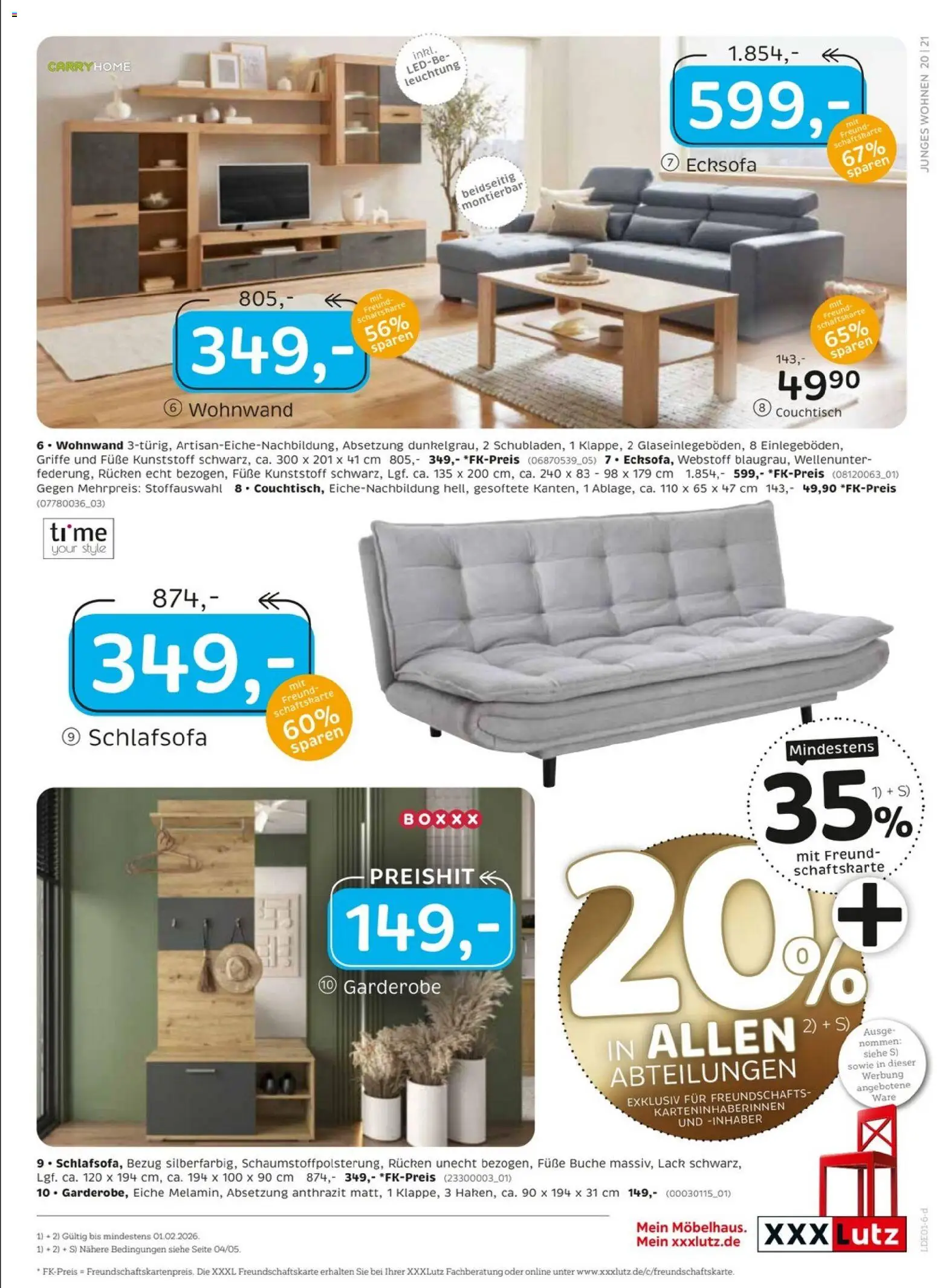 XXXL Lutz Nr. 1 beim Preis – gültig ab 18.01.2026 | Seite: 29