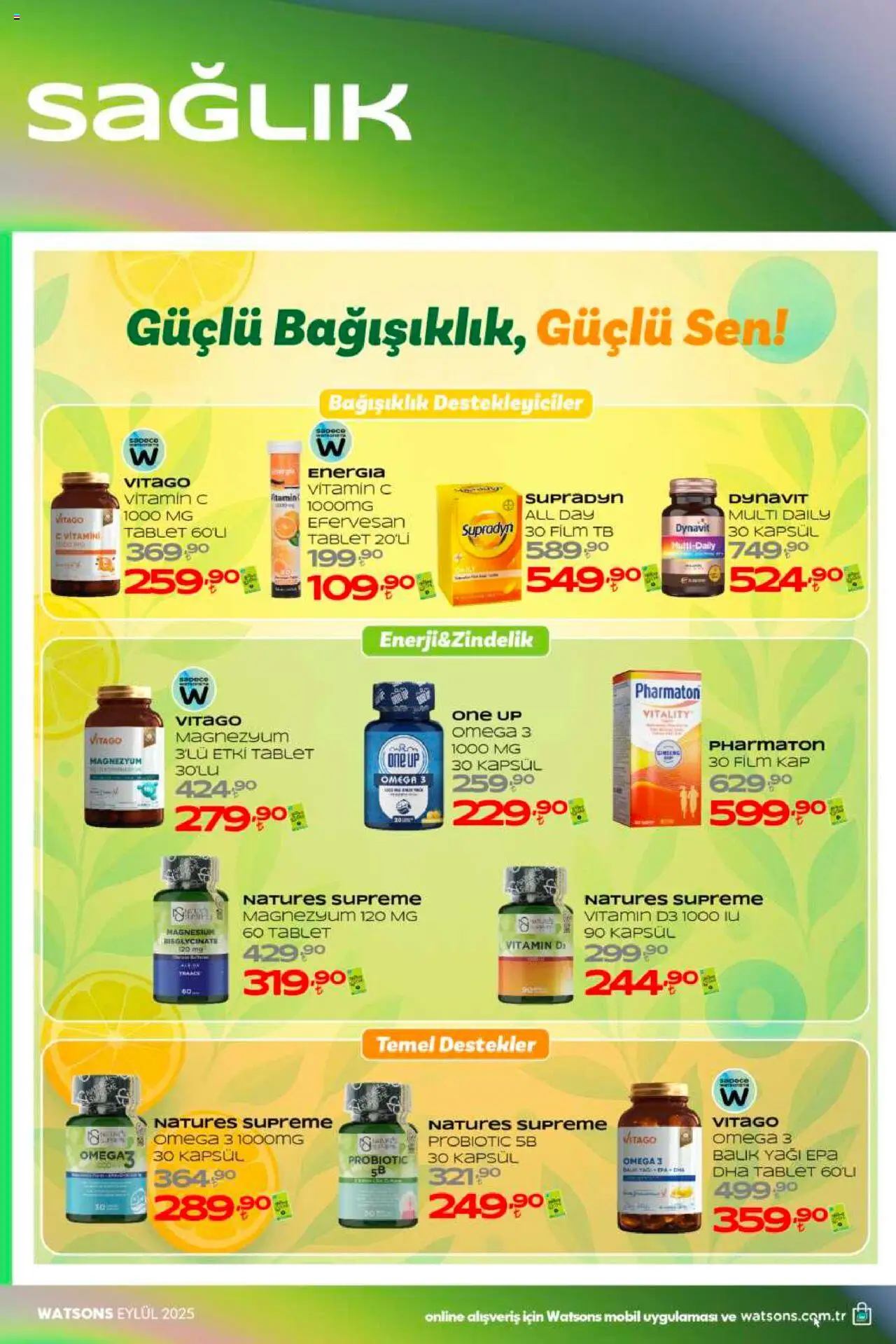 Watsons Katalog - 04.09.2025 tarihinden itibaren geçerlidir | Sayfa: 46 | Ürünler: Balık, Tablet