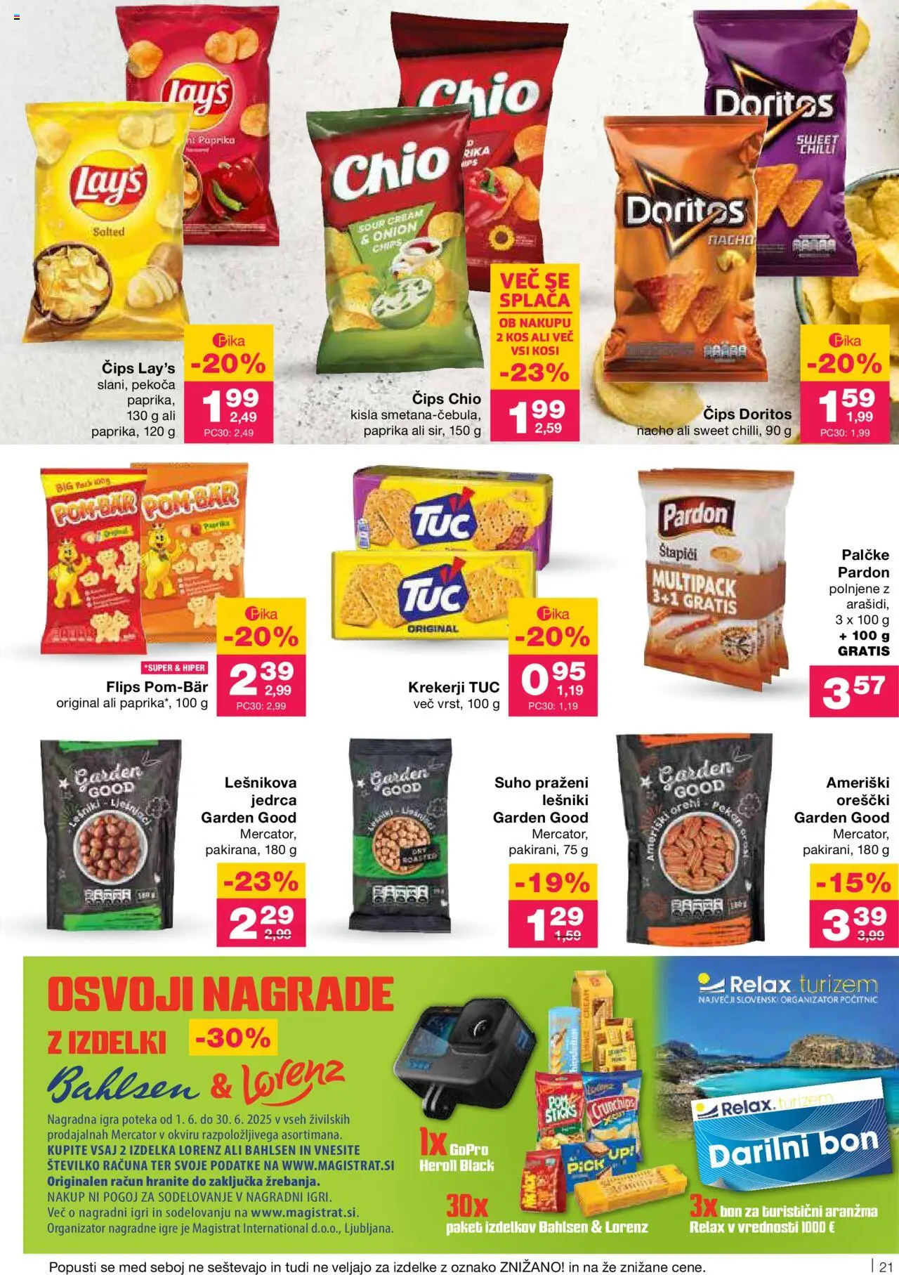 Mercator katalog │ velja od 12.06.2025 | Stran: 21 | Izdelki: Paprika, Kos, Flips, Cips