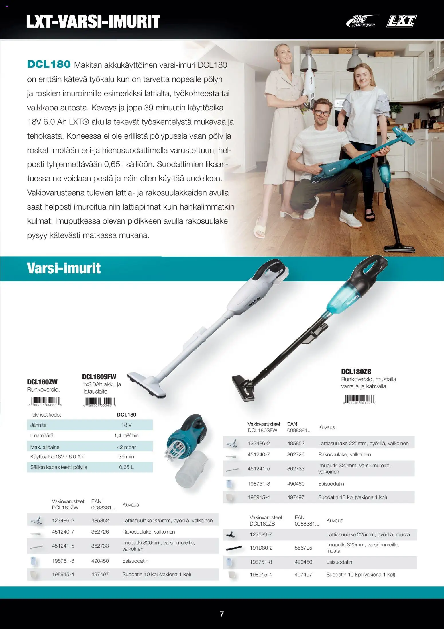 Makita tarjoukset – voimassa 01.12.2025 alkaen | Sivu: 7 | Tuotteet: Akku