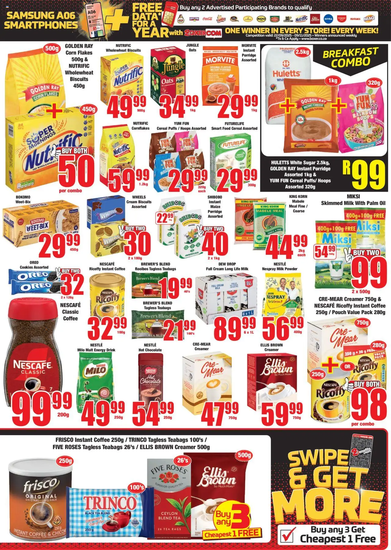 New Boxer catalogue – valid from 09.10.2025 | Page: 5 | Products: Oil, Biscuits, Coffee, Cream