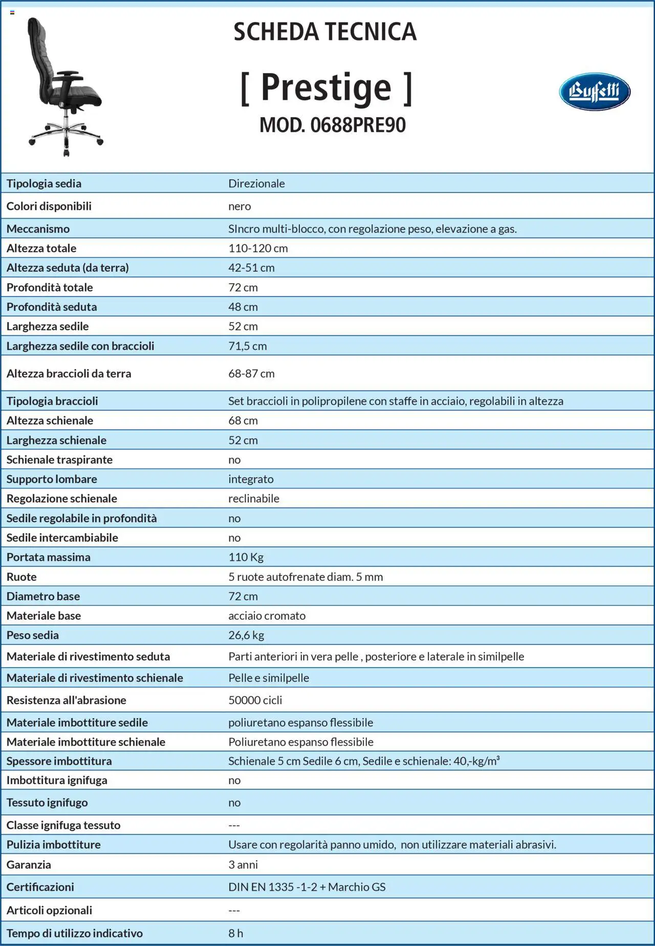 Volantino Buffetti del 28.06.2025 | Pagina: 4 | Prodotti: Braccioli, Sedia, Terra
