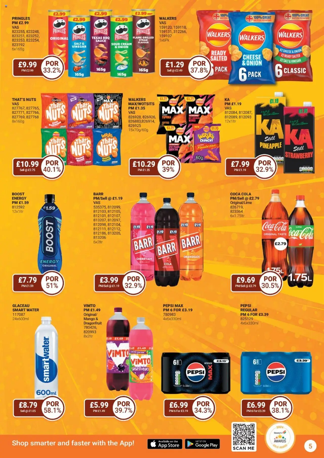  | Page: 5 | Products: Nuts, Cream, Retek, Strawberry