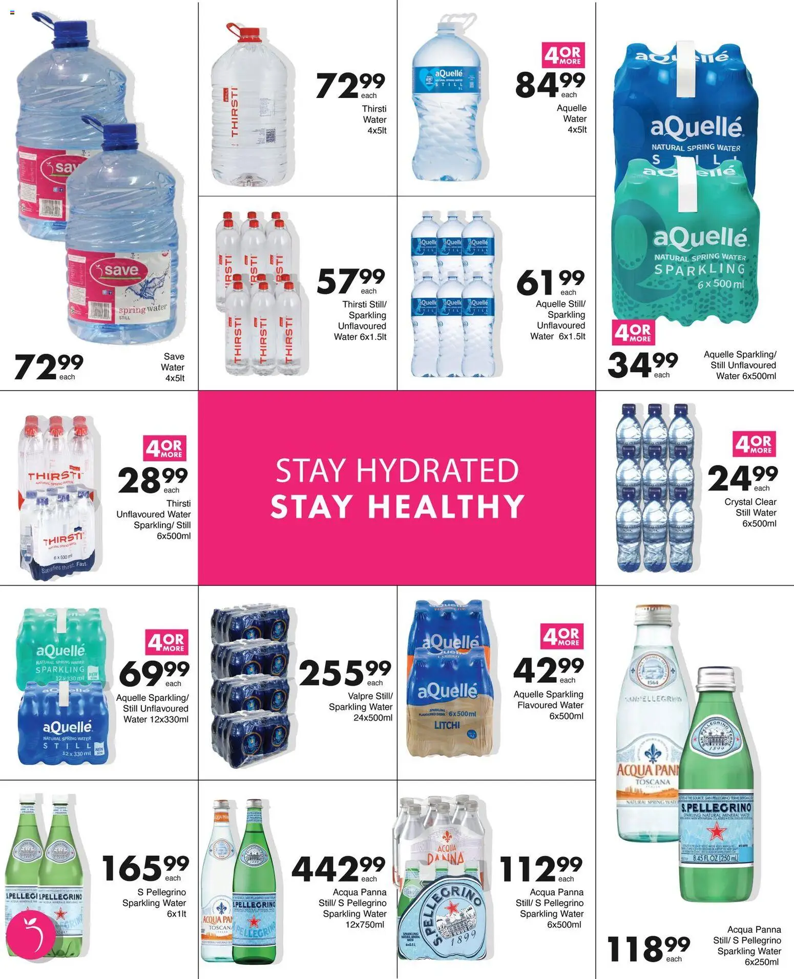 New Save catalogue – valid from 17.11.2025 | Page: 18 | Products: Water, Peach