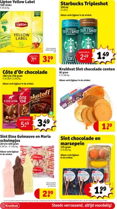 Côte d'Or chocolade, 180 t/m 250 gram - Voorbeeld van een folder van Kruidvat, geldig van 14.10.2025 | Pagina: 19 | Producten: Rozijnen, La, Kan, Chocolade