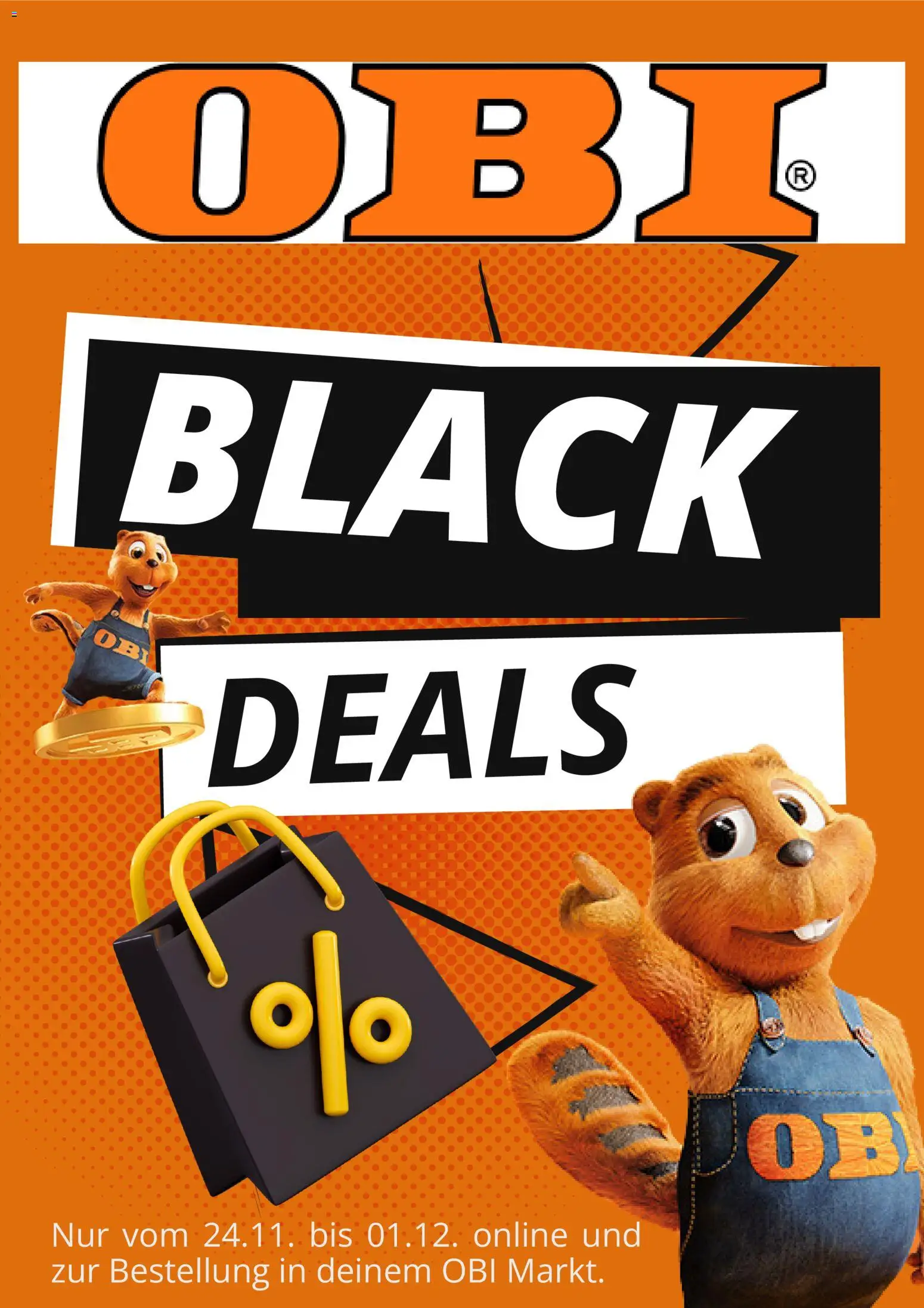 Obi - Black Friday - Ankündigung – gültig ab 14.11.2025 | Seite: 1