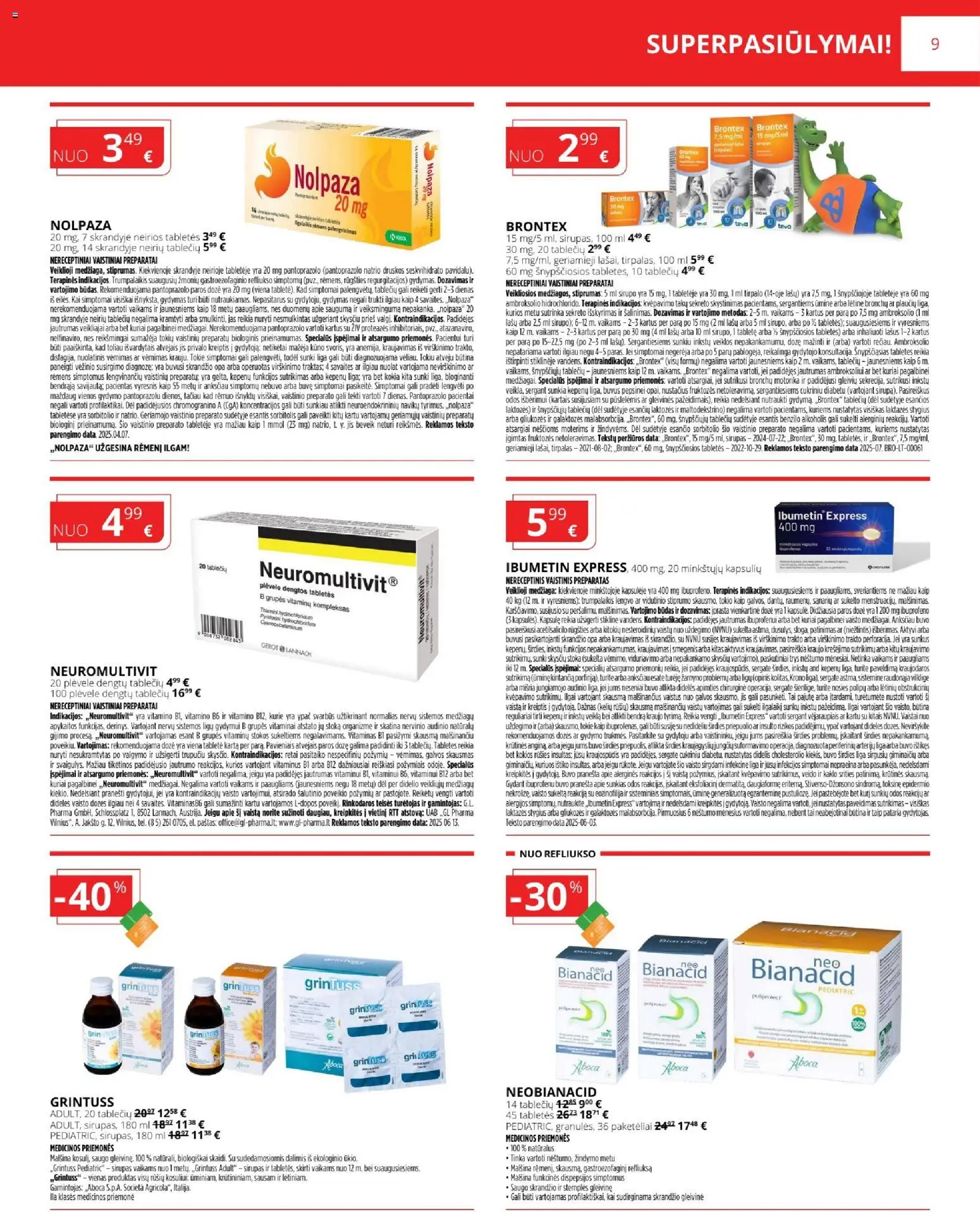 Gintarinė akcijos nuo 01.12.2025 | Puslapis: 9