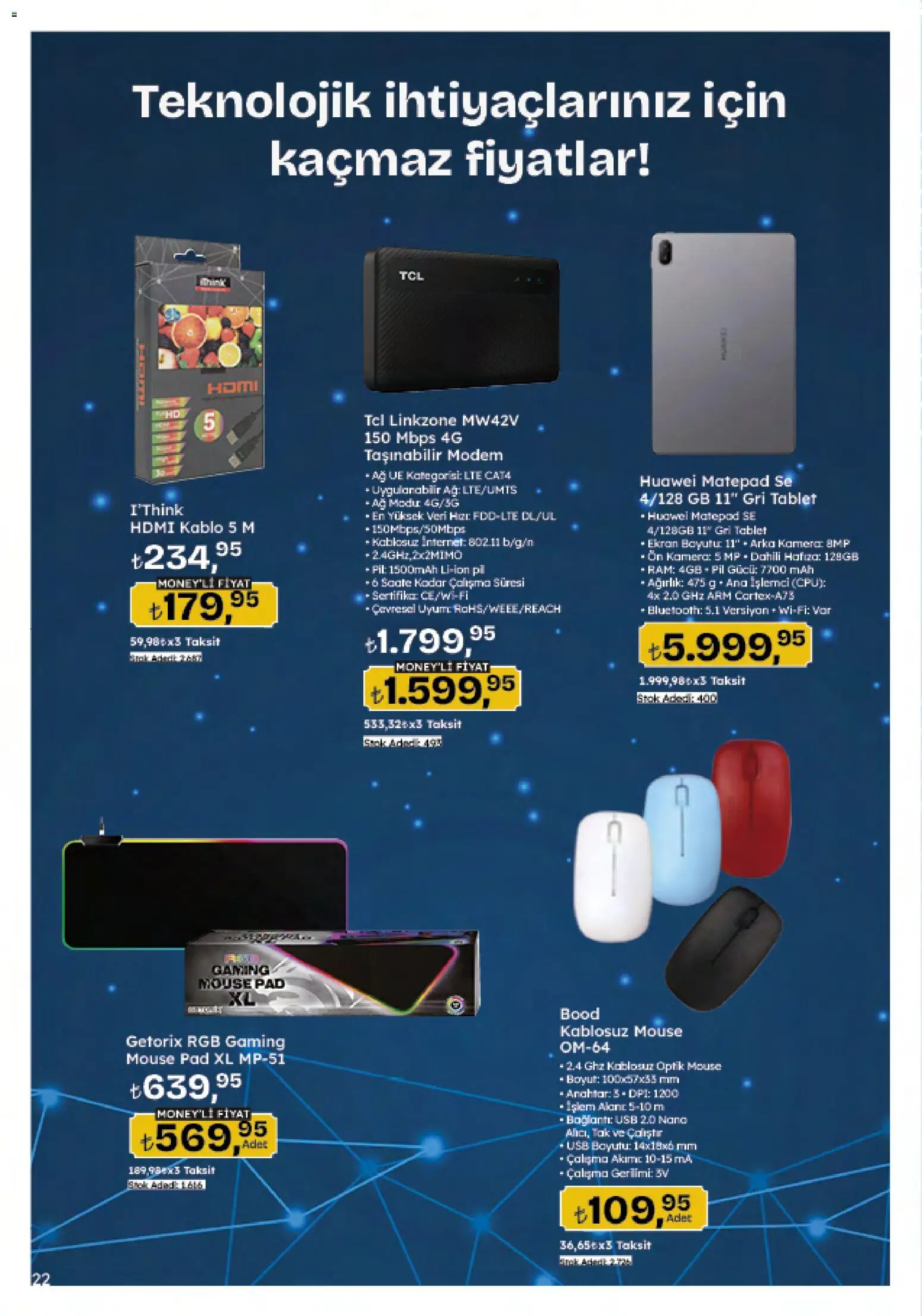 Migros Katalog - 5M Migroskop Dijital - 29.01.2026 tarihinden itibaren geçerlidir | Sayfa: 108 | Ürünler: Tablet, Kamera, Kablo, USB