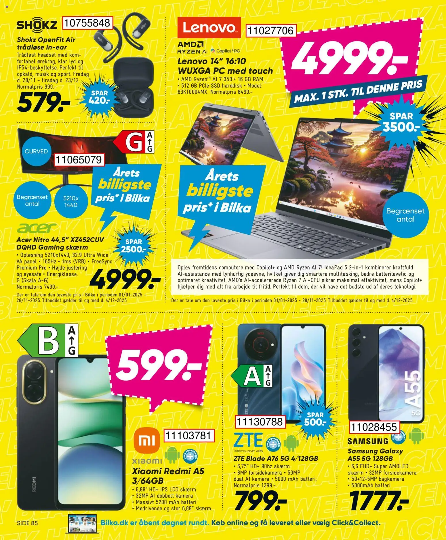 Bilka tilbudsavis – gyldig fra 28.11.2025 | Side: 34 | Produkter: RAM, Skærm, Computere, Kamera