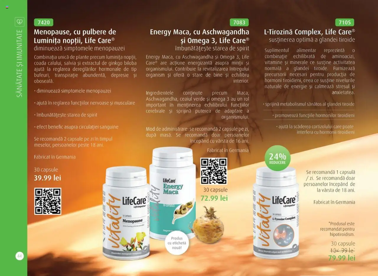 Life Care catalog - Aprilie/Octombrie – valabil de la 01.04.2025 | Pagină: 46 | Produse: Chaussures de ski, Pește