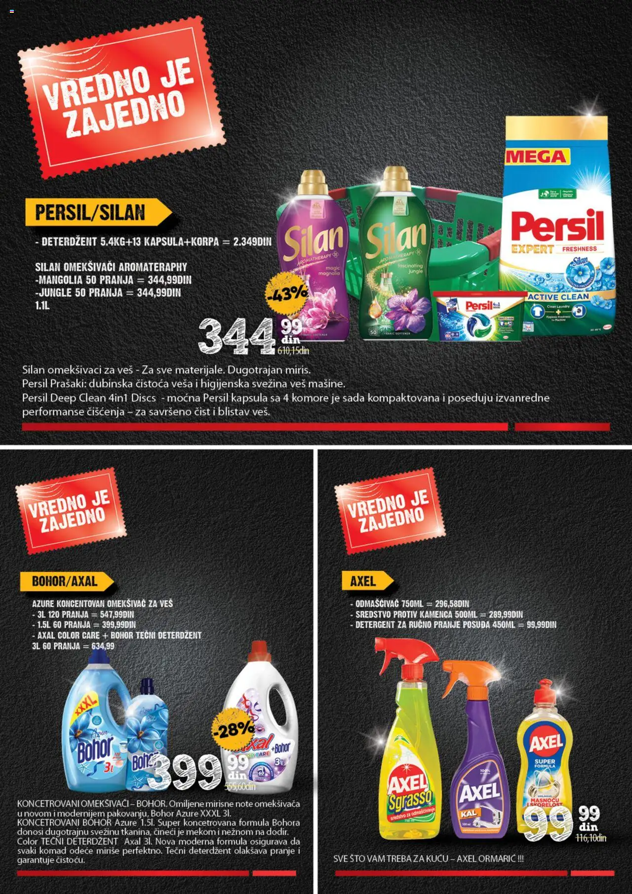 Idea katalog - važi od 16.10.2025 | Strana: 32 | Proizvode: Tečni deterdžent, Silan, Persil, Omekšivač za veš
