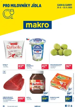 Náhled letáku Makro leták - Pro milovníky jídla od 10.09.2025