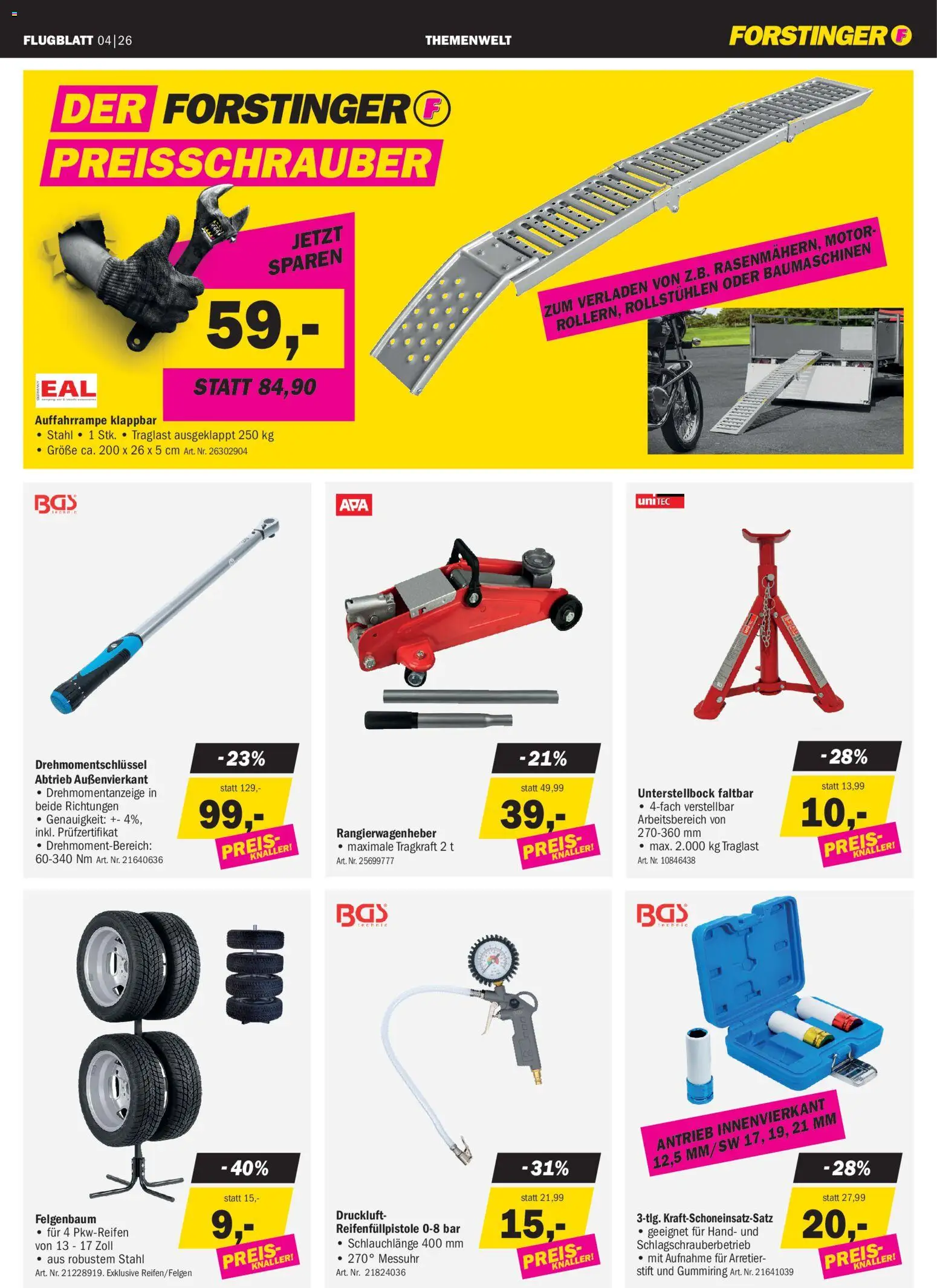 Forstinger Flugblatt gültig ab 22.04.2026 | Seite: 3