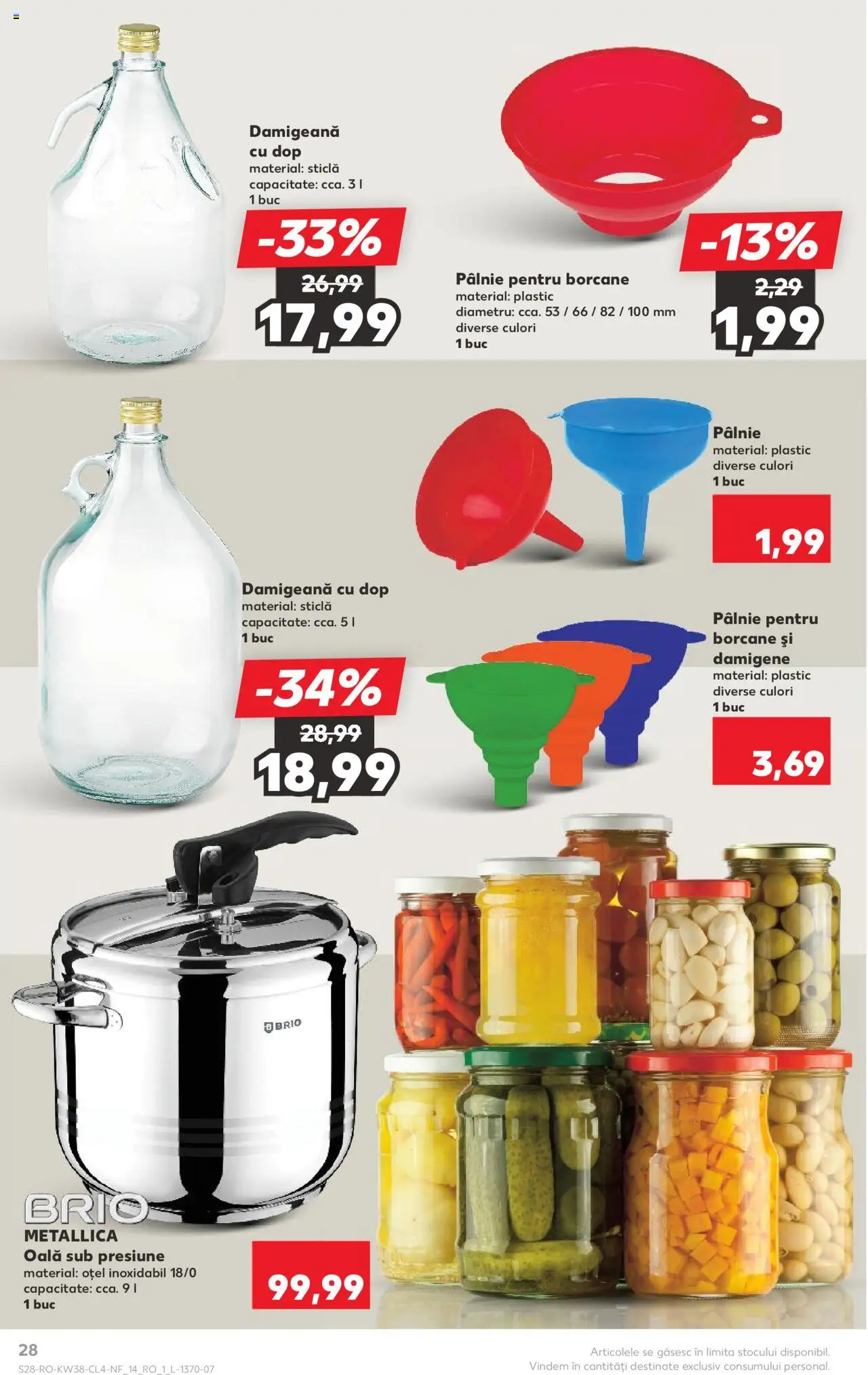 Noul catalog Kaufland – valabil de la 17.09.2025 | Pagină: 28 | Produse: Oală
