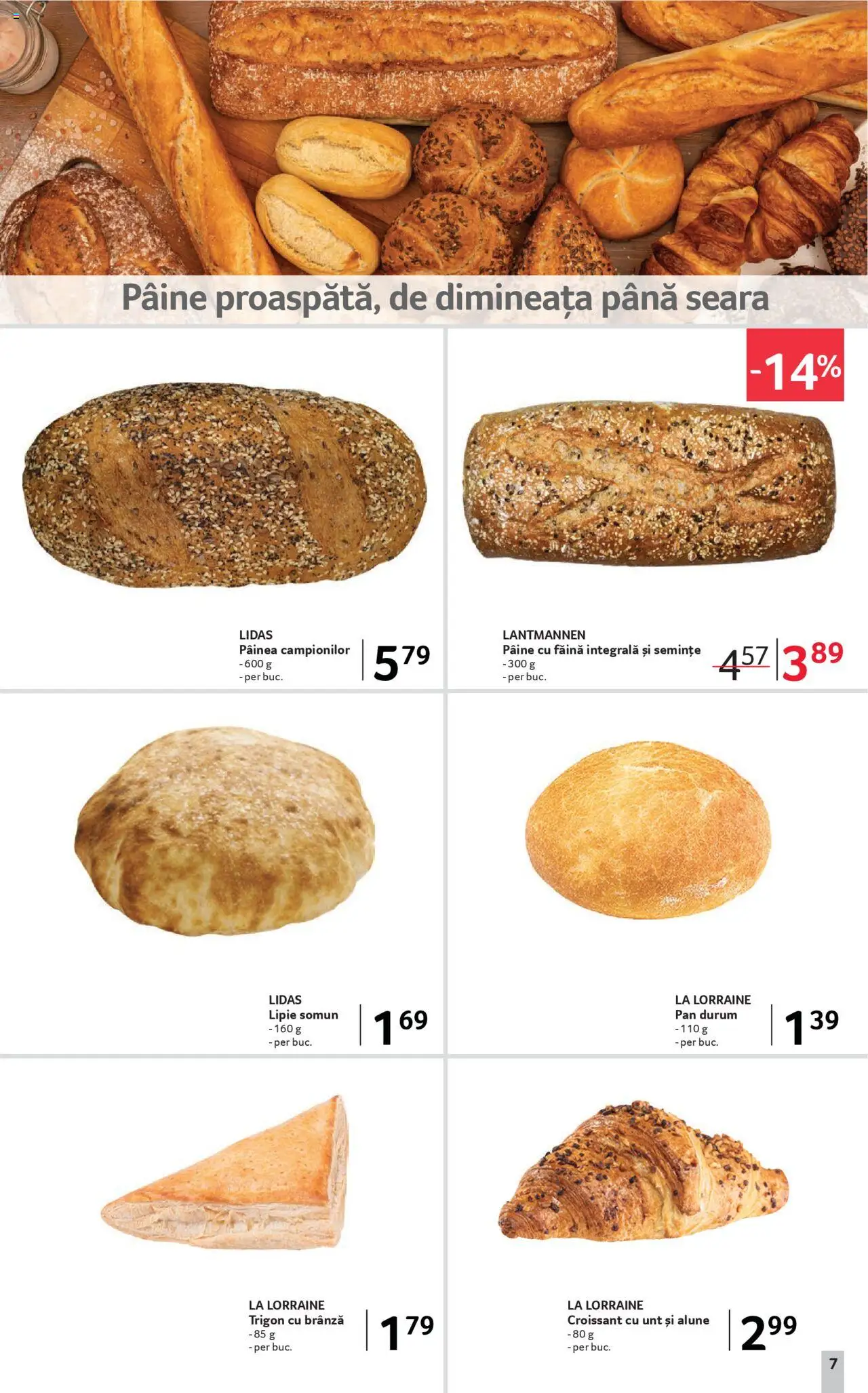 Noul catalog Selgros – valabil de la 19.09.2025 | Pagină: 7 | Produse: Semințe, Alune, Unt, Făină
