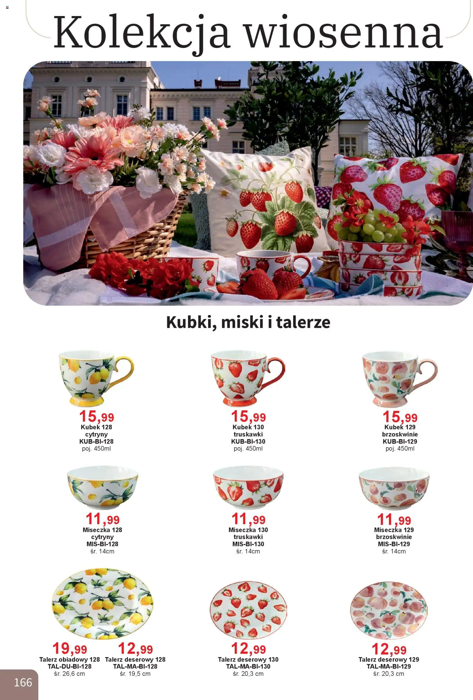 Bodzio Katalog od 01.01.2026 | Strona: 166 | Produkty: Cytryny, Talerze, Brzoskwinie, Truskawki