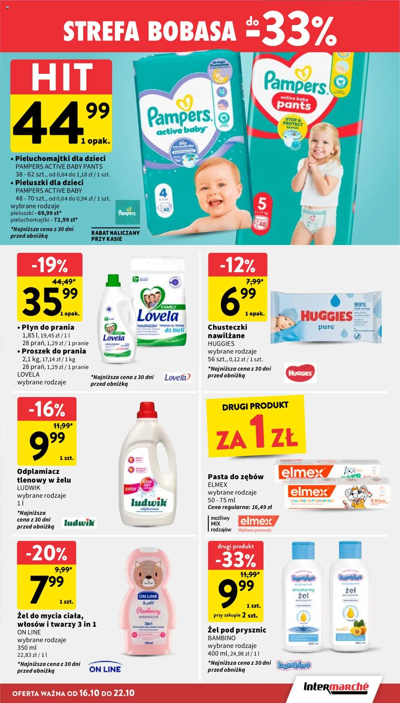 Intermarche Gazetka od 16.10.2025 | Strona: 35 | Produkty: Prysznic, Żel pod prysznic, Proszek do prania, Odplamiacz