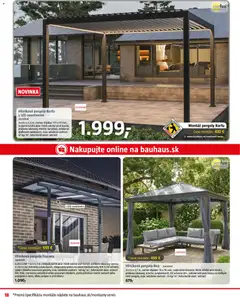 Bauhaus leták platný od 07.04.2026 | Strana: 18 | Produkty: Pergola, Led