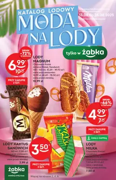 Pogląd oferty "Żabka Gazetka - Lody" - ważna od 13.08.2025