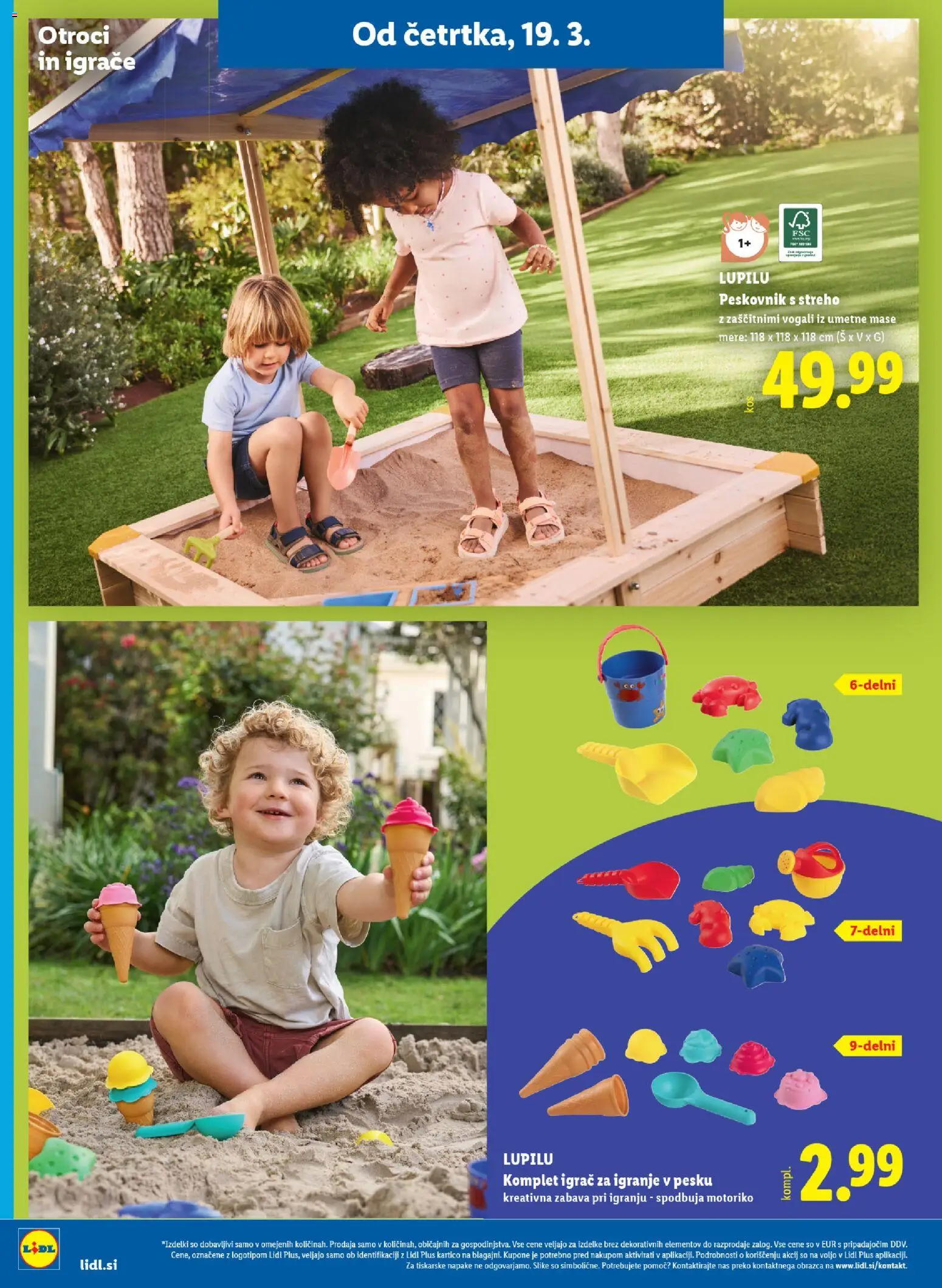 Novi Lidl katalog ponudbe – veljaven od 19.03.2026 | Stran: 28 | Izdelki: Peskovnik