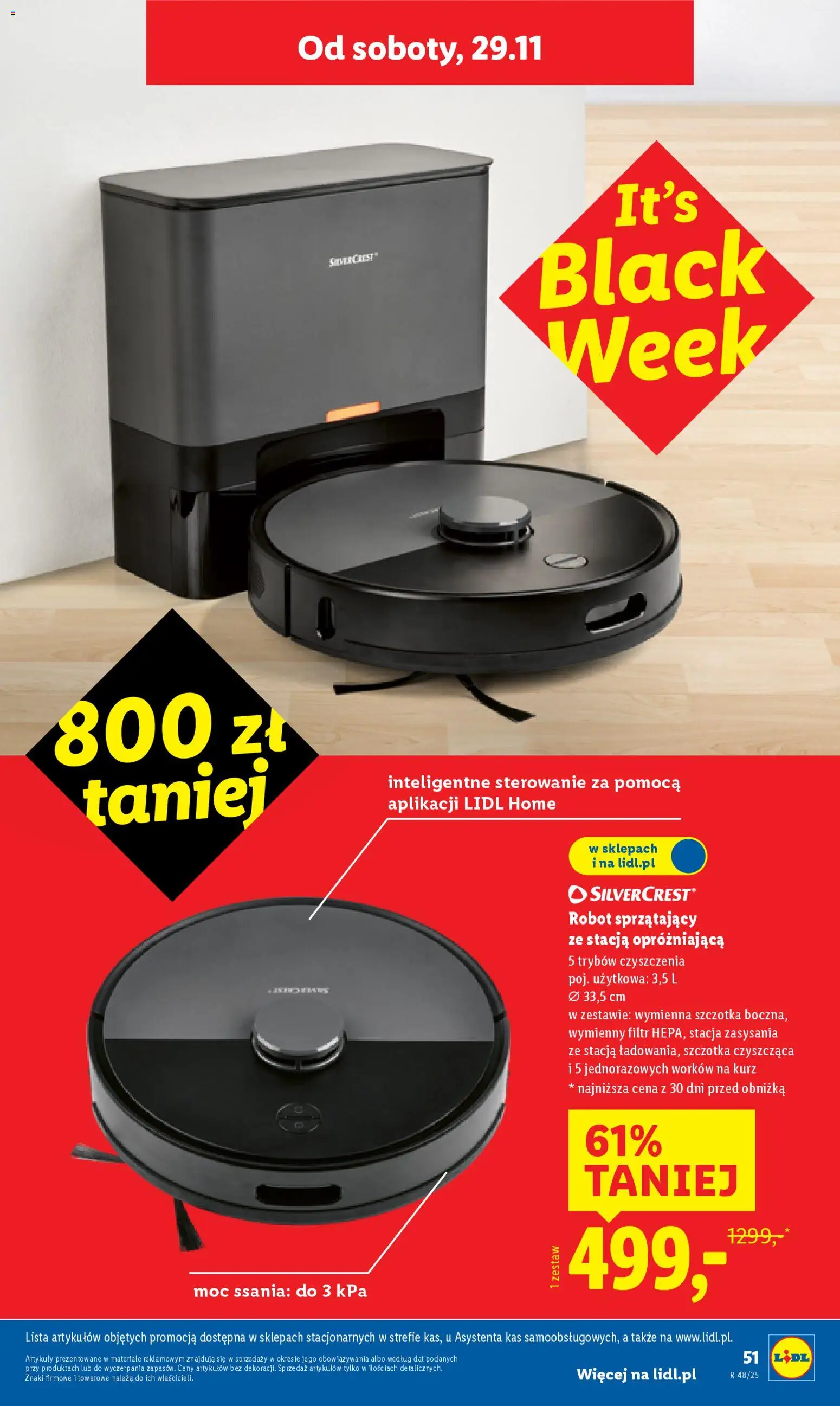 Lidl Black Friday od 24.11.2025 | Strona: 55 | Produkty: Robot, Szczotka, Robot sprzątający