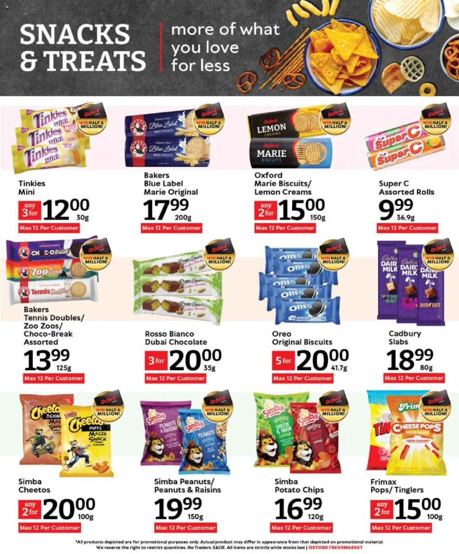 New Oxford Freshmarket catalogue – valid from 12.11.2025 | Page: 11 | Products: Biscuits, Snacks, Peanuts, Sauce