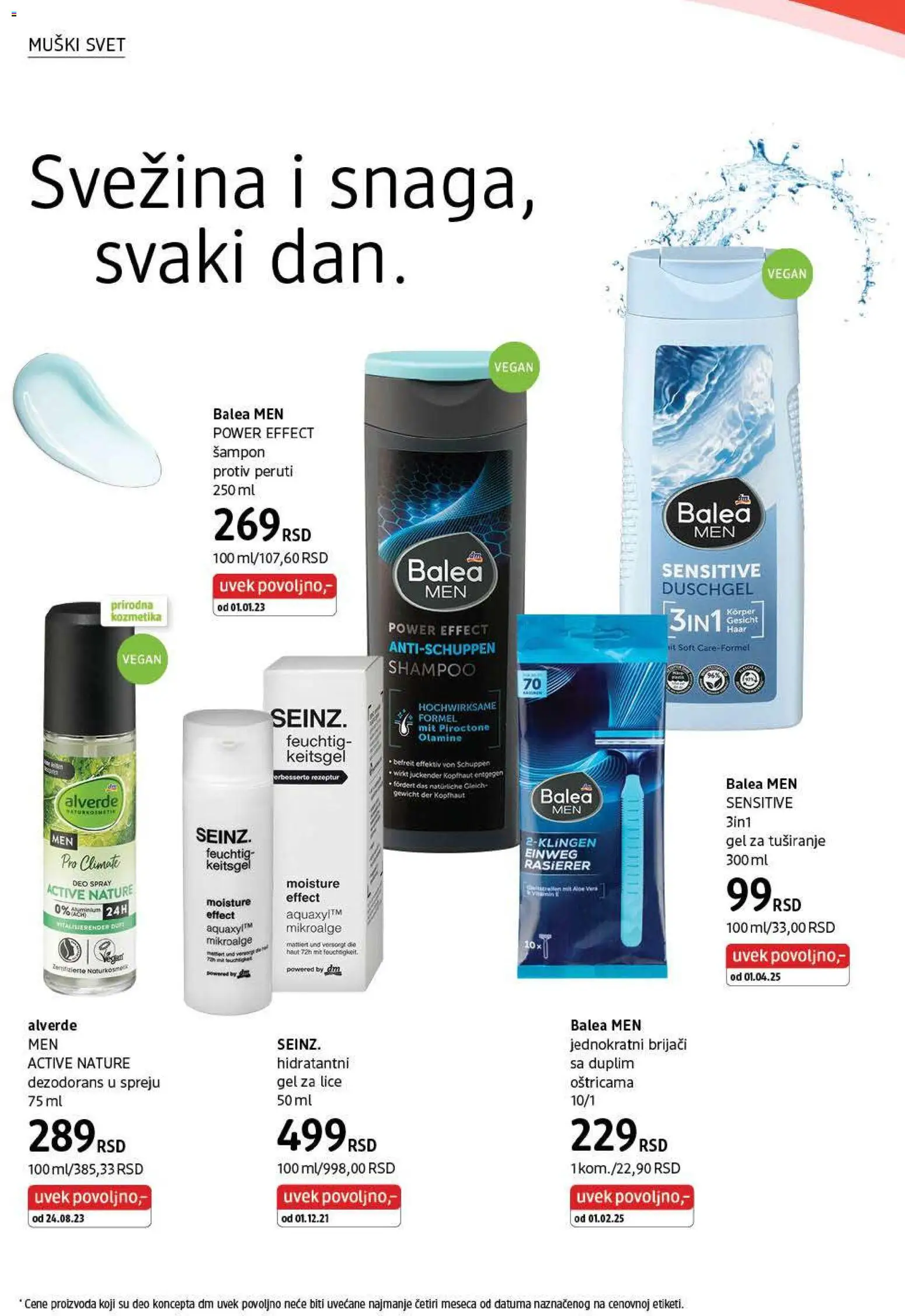 DM Drogerie katalog - važi od 01.01.2026 | Strana: 20 | Proizvode: Šampon, Gel za tuširanje, Dezodorans