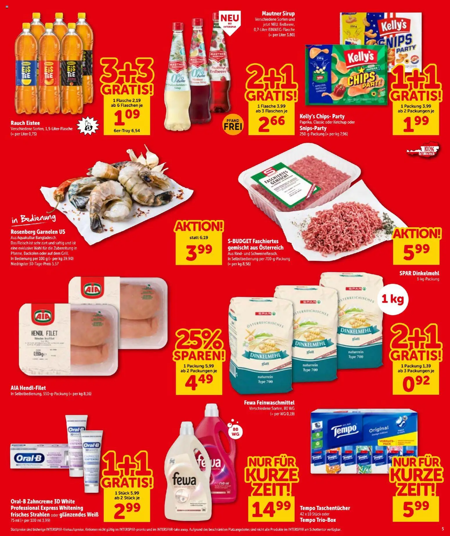 Die besten Angebote | Interspar - Flugblatt ab 16.04.2026 | - Jetzt stöbern! | Österreich