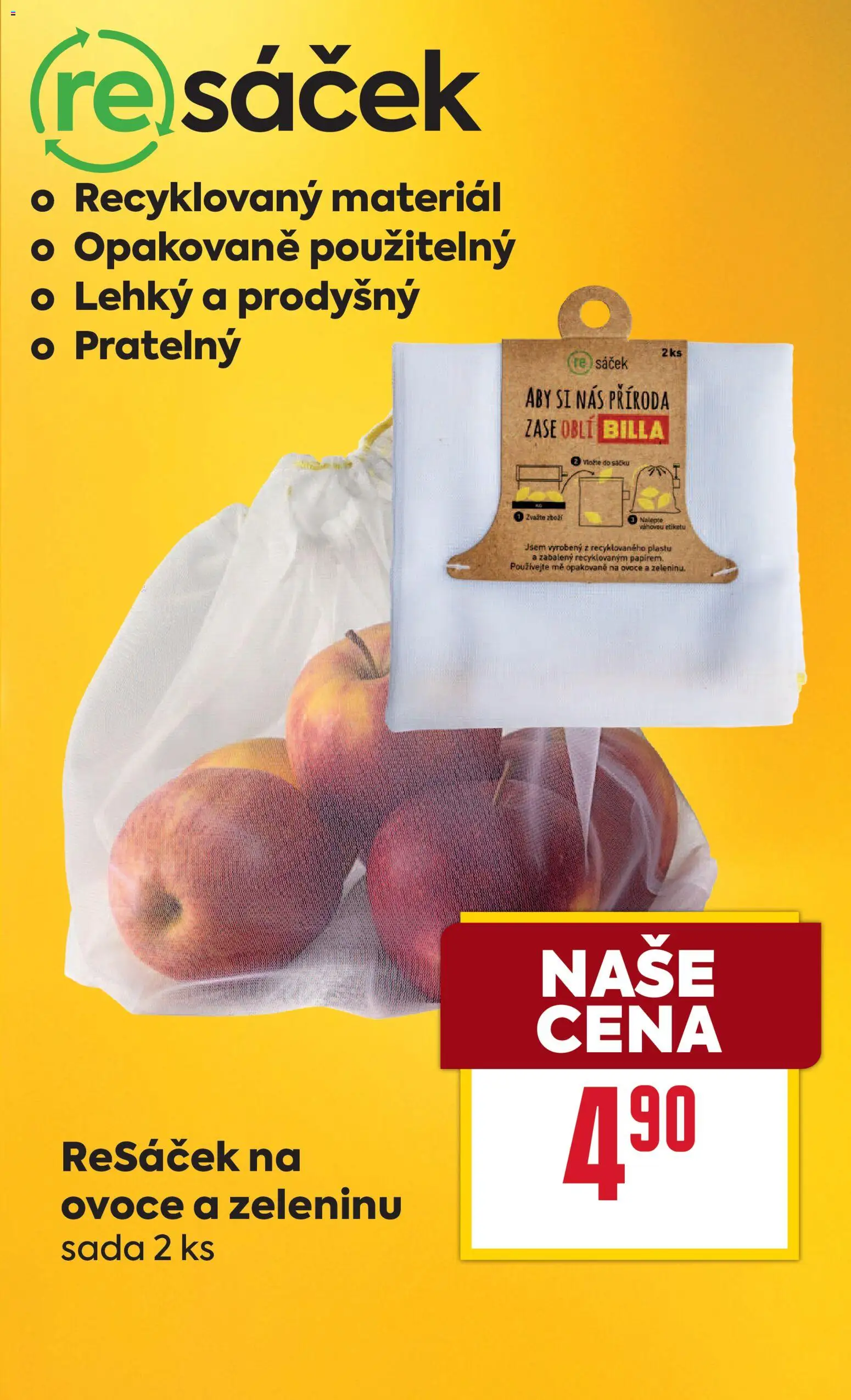 Billa Velký leták od 22.04.2026 | Strana: 7 | Produkty: Ovoce, Sáček