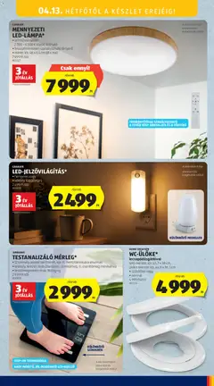 Aldi akciós újság - amely érvényes a következő dátumtól: 09.04.2026 | Oldal: 51 | Termékek: Body, Ülőke, Dekoráció