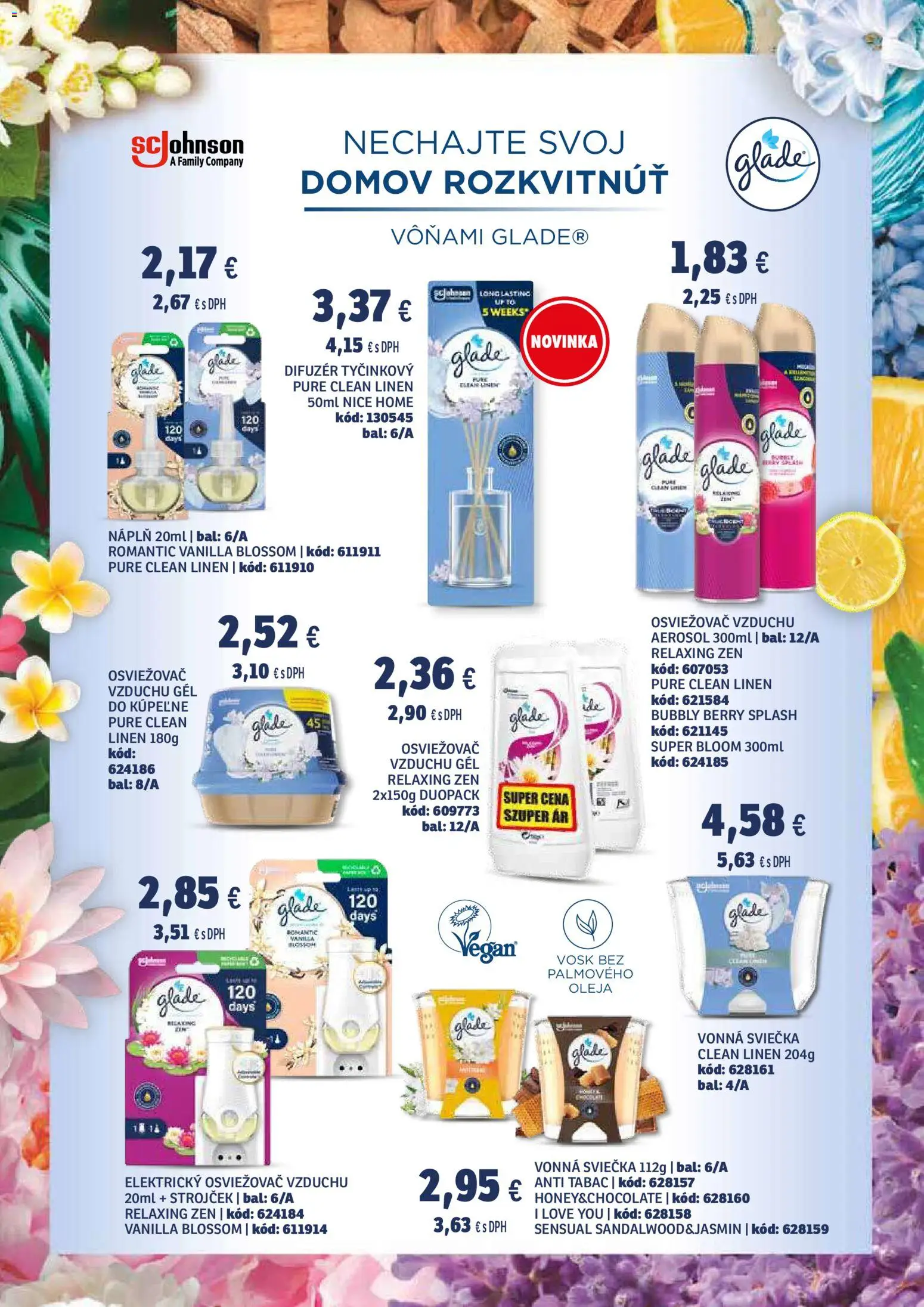 Nové Labaš akcie – leták je platný od 14.11.2025 | Strana: 40 | Produkty: Difúzer, Osviežovač vzduchu, Strojček