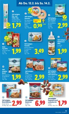 Lidl Flugblatt ab 13.02.2026 gültig | Seite: 17 | Produkte: Käse, Pizza, Rindfleisch