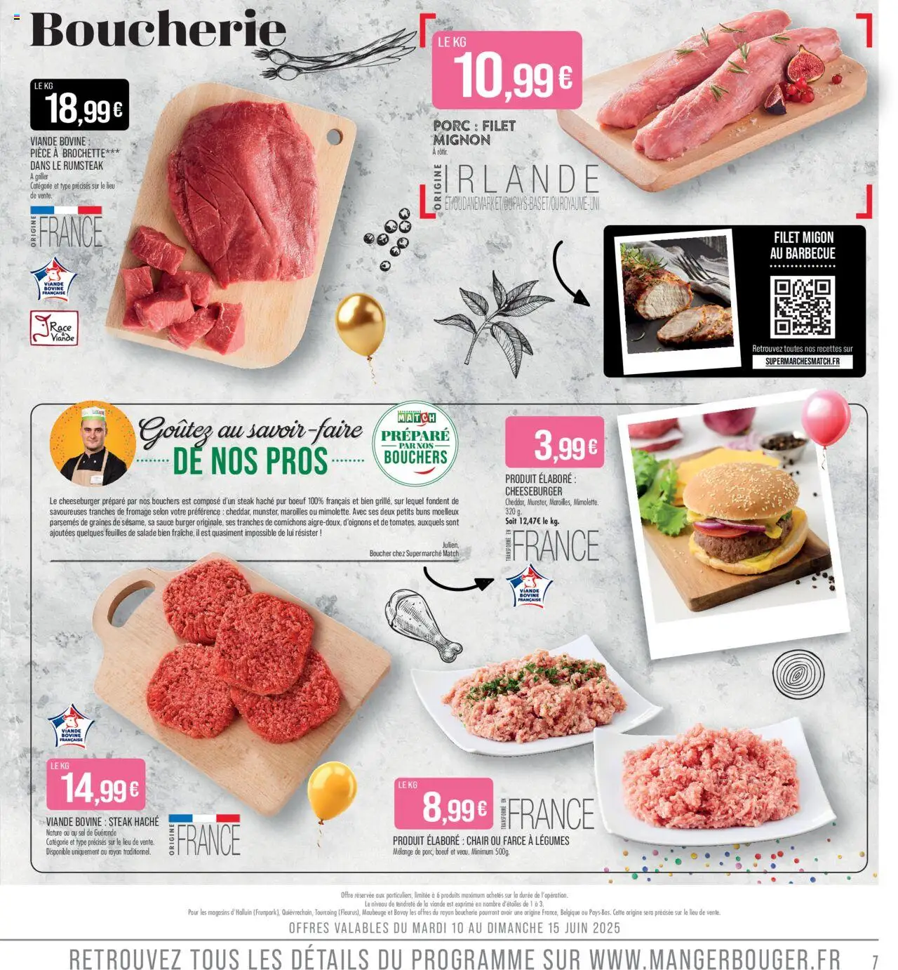  | Page: 7 | Produits: Barbecue, Filet mignon, Porc, Viande bovine