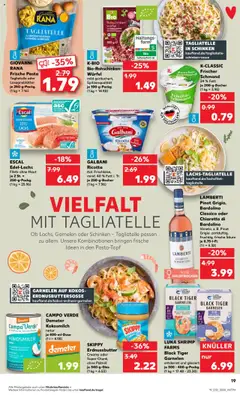 Kaufland prospekt Berlin	 - gültig ab dem 07.08.2025 | Seite: 19 | Produkte: Garnelen, Lachs, Pasta, Tiger garnelen