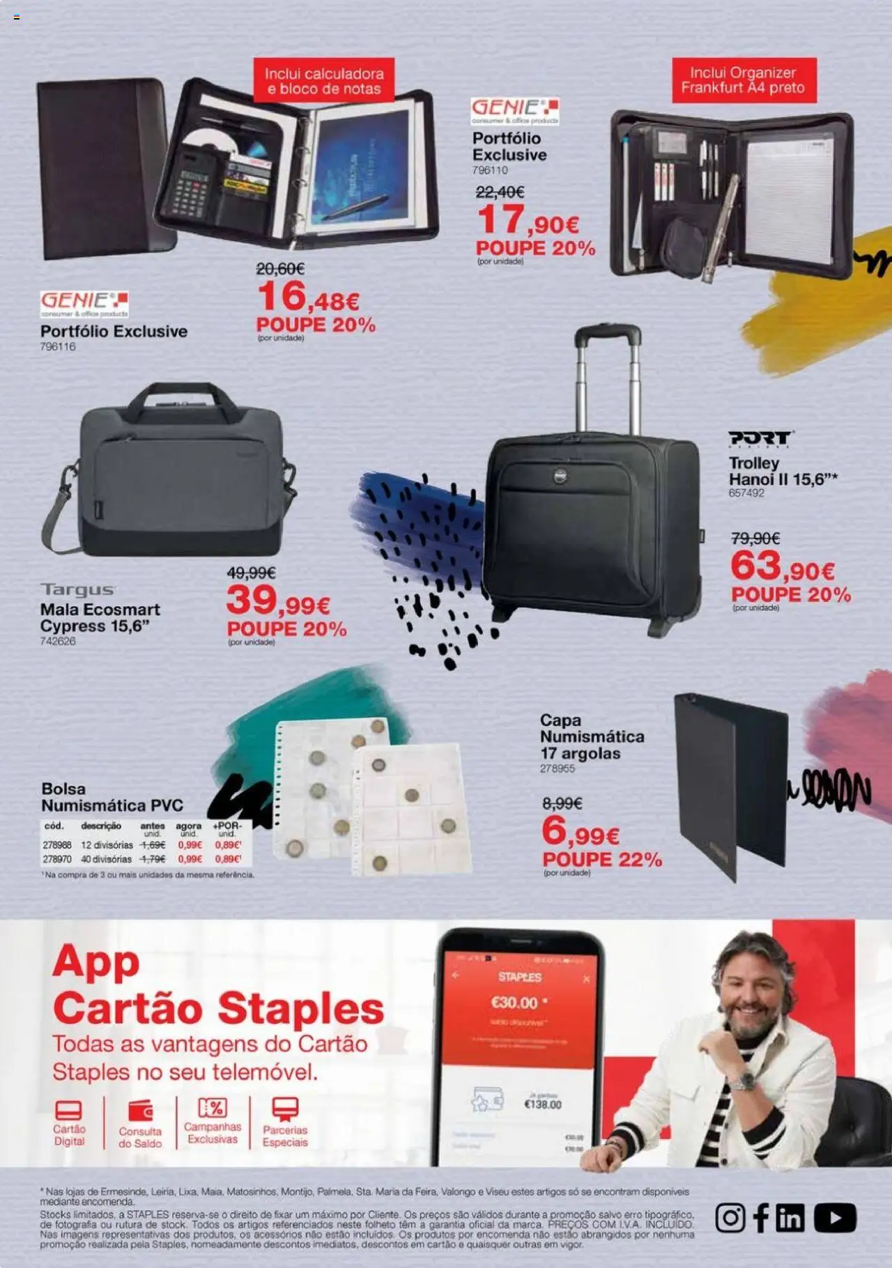 Staples - Agendas 2026 │ válido de 13.10.2025 | Página: 16 | Produtos: Bolsa, Calculadora
