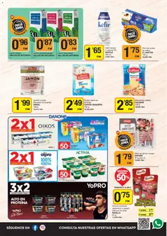 Vista previa Economy Cash folleto válido desde el 26.03.2026 | Página: 4 | Productos: Leche desnatada, Leche entera, Leche, Jamón cocido