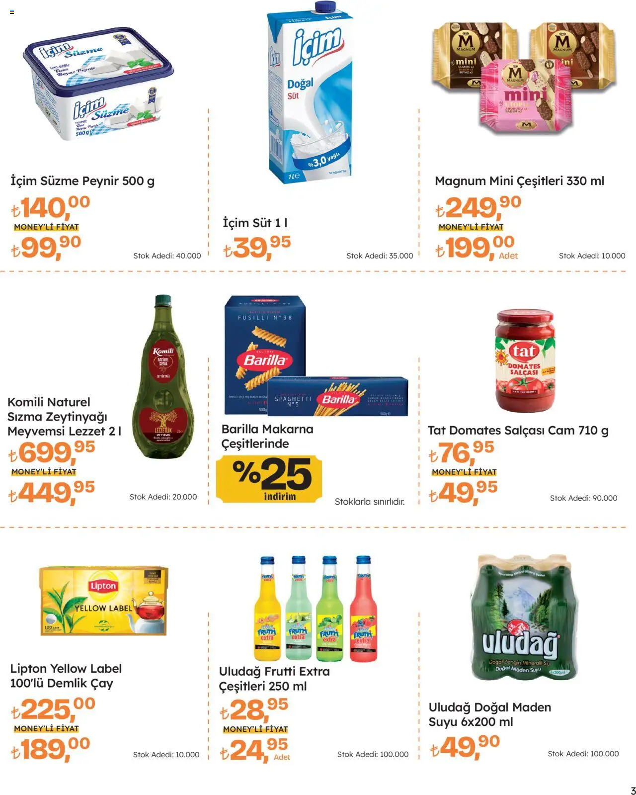 Migros Katalog - Migros Jet Dijital - 24.07.2025 tarihinden itibaren geçerlidir | Sayfa: 3 | Ürünler: Süt, Domates, Süzme peynir, Ahududu