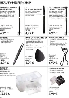 AVON Katalog Oktober 2025 ab 01.10.2025 gültig | Seite: 82 | Produkte: Concealer, Pinsel, Pinzette, Mascara