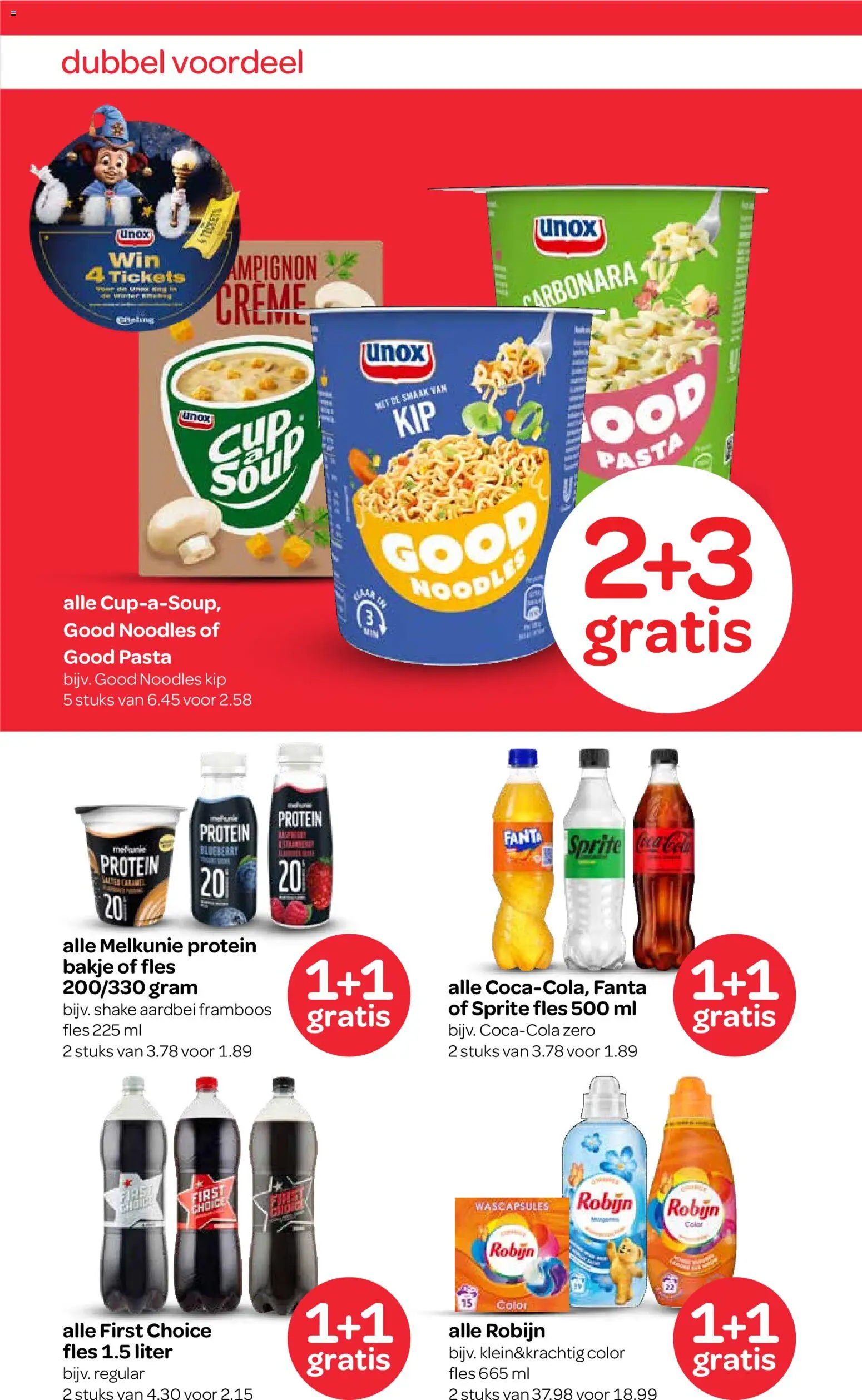 {H1} | Pagina: 3 | Producten: Robijn, Fles, Sprite, Kip