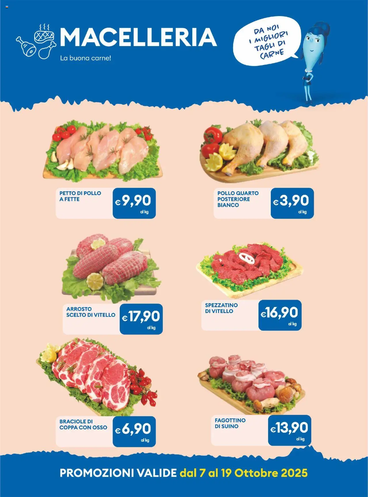 Volantino MD Discount del 07.10.2025 | Pagina: 16 | Prodotti: Arrosto, Pollo, Suino, Vitello