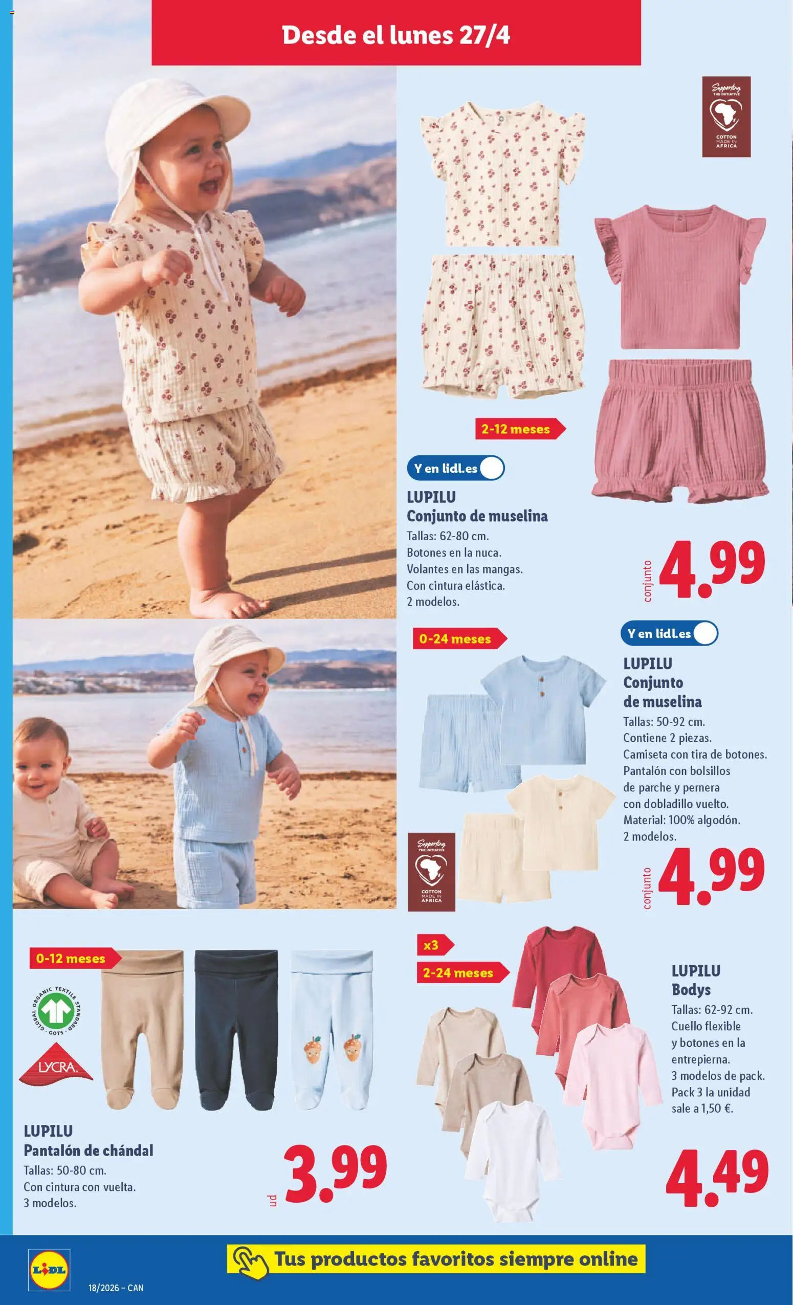 Lidl folleto de bazar │ válido desde el 27.04.2026 | Página: 18 | Productos: Pantalón de chándal