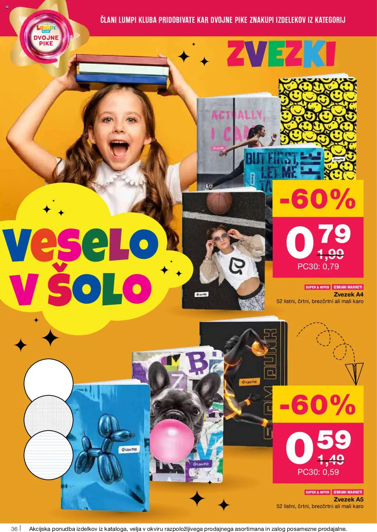 Mercator katalog │ velja od 21.08.2025 | Stran: 38 | Izdelki: Zvezek