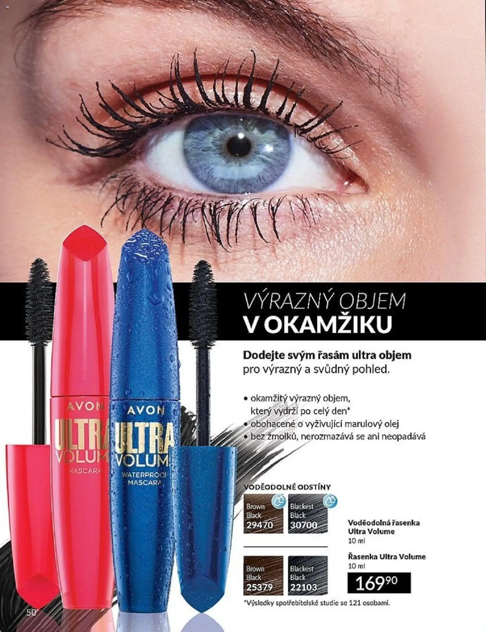 Avon katalog 2/2026 od 01.02.2026 | Strana: 50 | Produkty: Olej, Řasenka