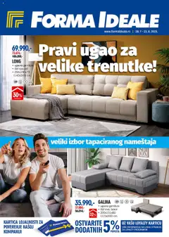 Forma Ideale  Ugaone garniture - pregled Forma Ideale kataloga - važi od 28.07.2025