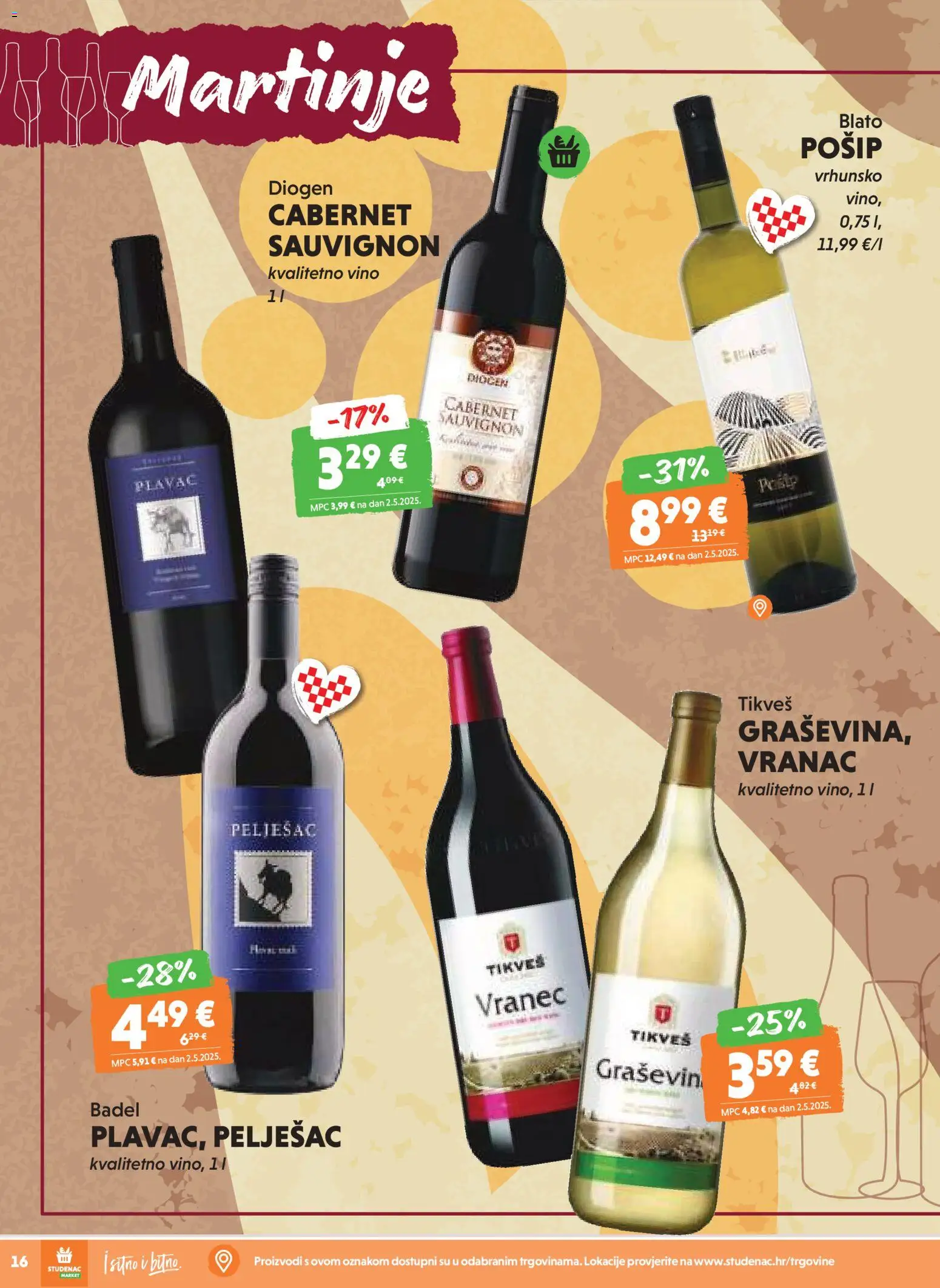 Studenac katalog | vrijedi od 05.11.2025 | Stranica: 16 | Proizvodi: Vino