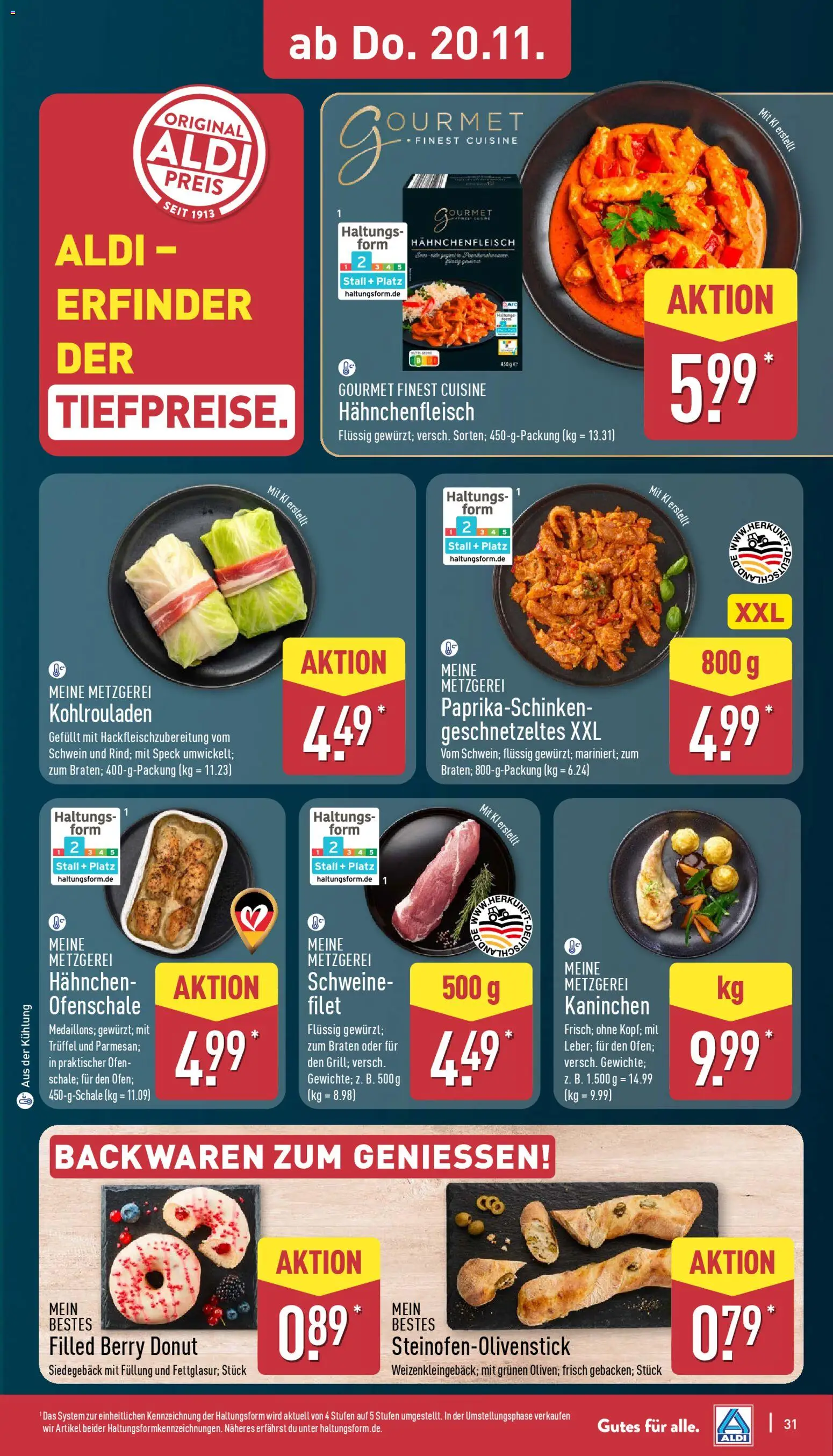 Aldi Prospekt 	 – gültig ab 17.11.2025 | Seite: 31