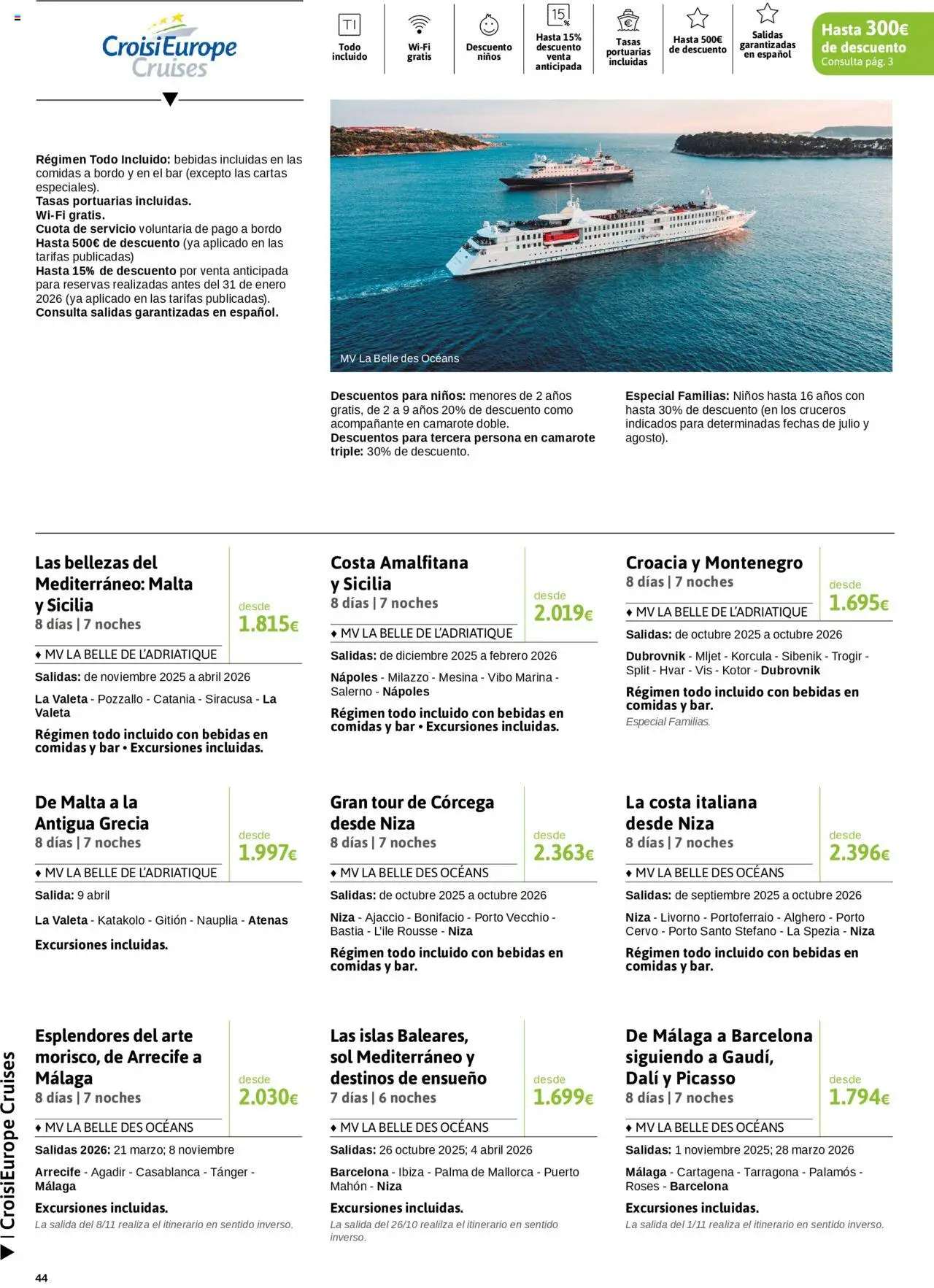 Viajes El Corte Inglés - Crucero Fantástico │ válido desde el 16.09.2025 | Página: 44